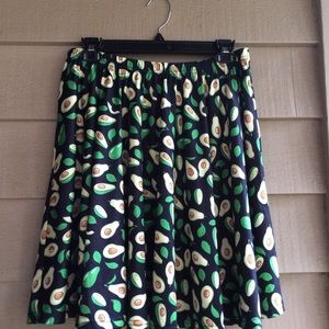 Fancyqube skirt avocado pattern circle style. XL